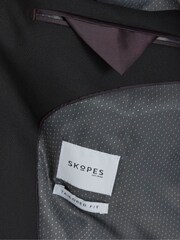 Skopes Black Tailored Fit Montague Suit: Jacket - Image 6 of 6