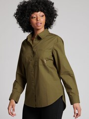 U.S. Polo Assn. Womens Plain Classic Shirt - Image 1 of 1