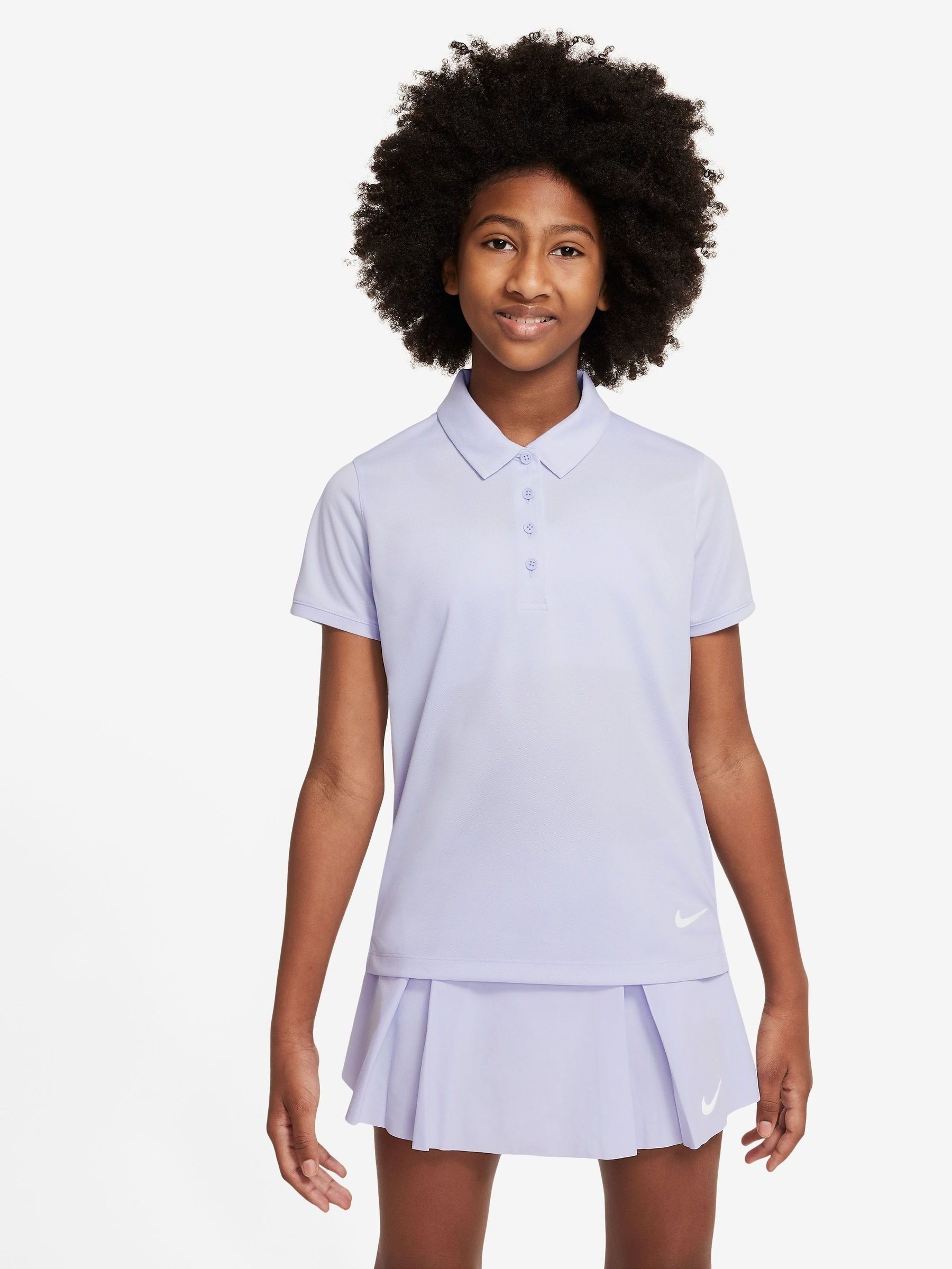 Buy Nike Lilac Purple Victory Golf Dri FIT Polo Shirt from Next Luxembourg