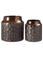 Interiors by Premier Blue Large Ceramic Planter - Image 3 of 4
