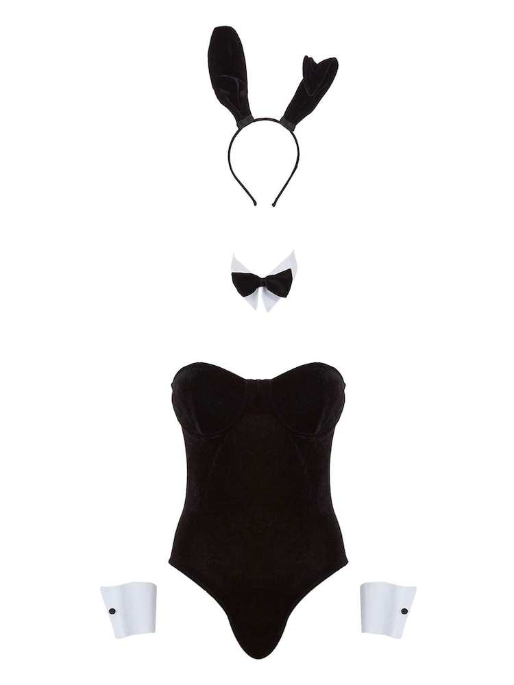 Juoda - Ann Summers smokingo zuikio kostiumas - 6 paveikslėlis iš 6
