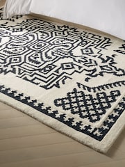 Monochrome Zana Global Oriental Rug - Image 3 of 5