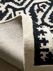 Monochrome Zana Global Oriental Rug - Image 4 of 5