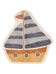 Little Dutch Blue Boat Rug - Image 2 of 2