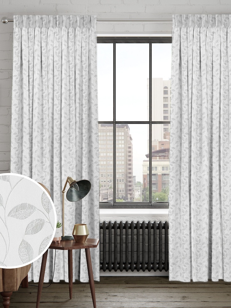 Silver Mallix Made To Measure Curtains - Image 1 of 8