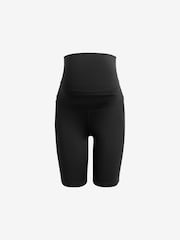 Black Maternity Sports Cycling Shorts - Image 5 of 7