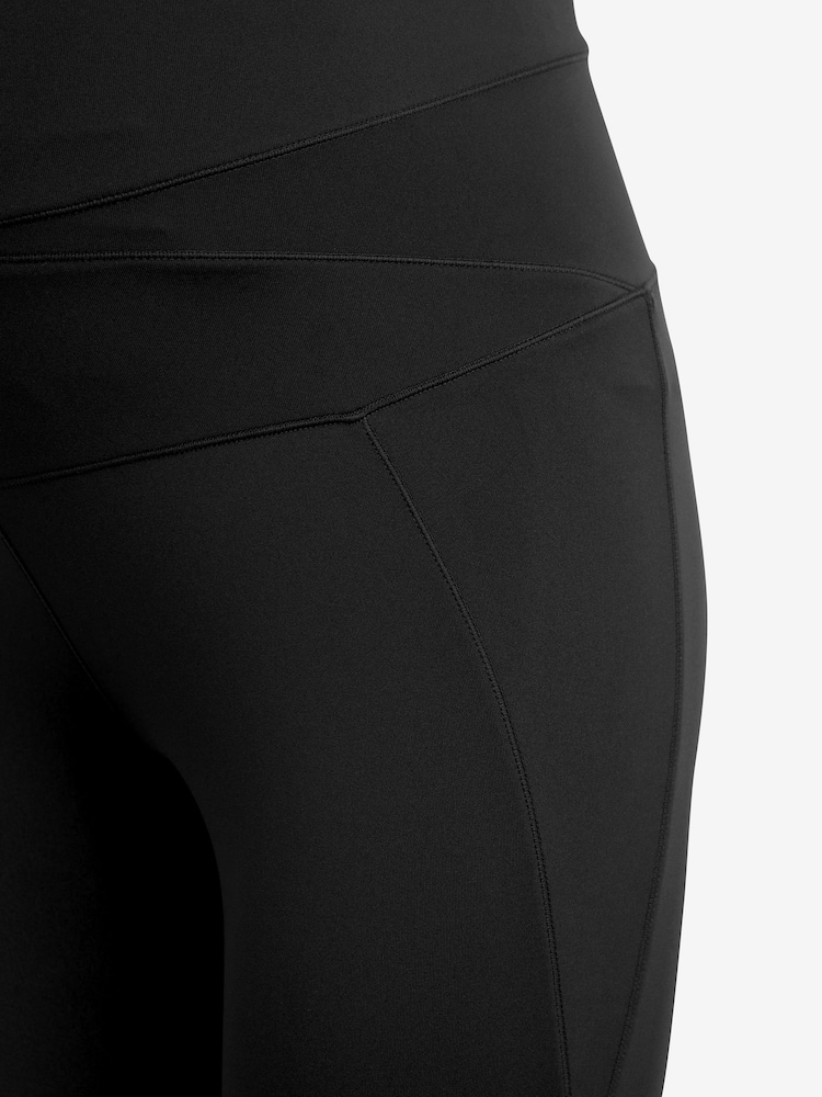 Black Maternity Sports Cycling Shorts - Image 7 of 7