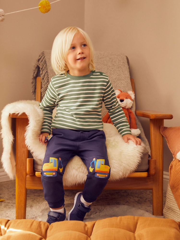 Khakigrün - Jojo Maman Bébé Langärmeliges Top mit Bretonstreifen - Bild 1 von 5 Khakigrün - Jojo Maman Bébé Langärmeliges Top mit Bretonstreifen - Bild 1 von 5