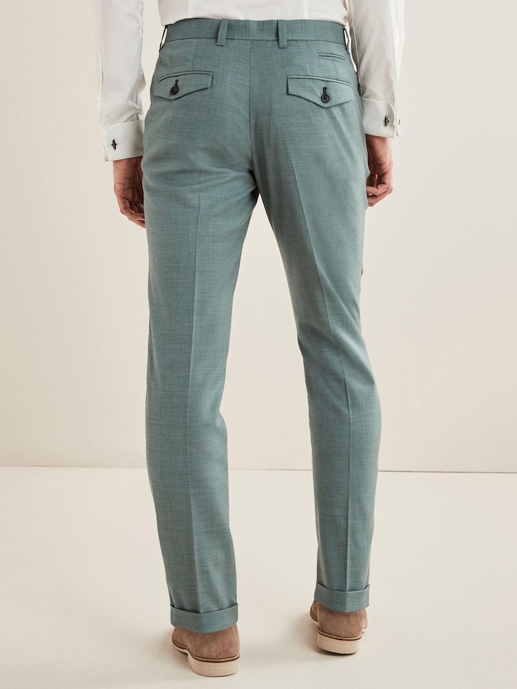 Green Skinny Formal Trousers - Image 2 of 9 Green Skinny Formal Trousers - Image 2 of 9