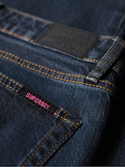 Superdry Blue Mid Rise Slim Flare Jeans - Image 5 of 8