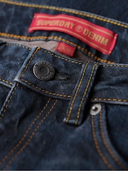 Superdry Blue Mid Rise Slim Flare Jeans - Image 8 of 8