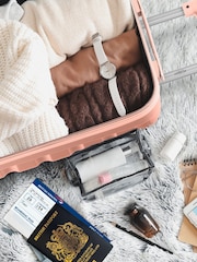 Flight Knight Large Hardcase Lightweight Check In Suitcase With 4 Wheels - Image 3 of 6