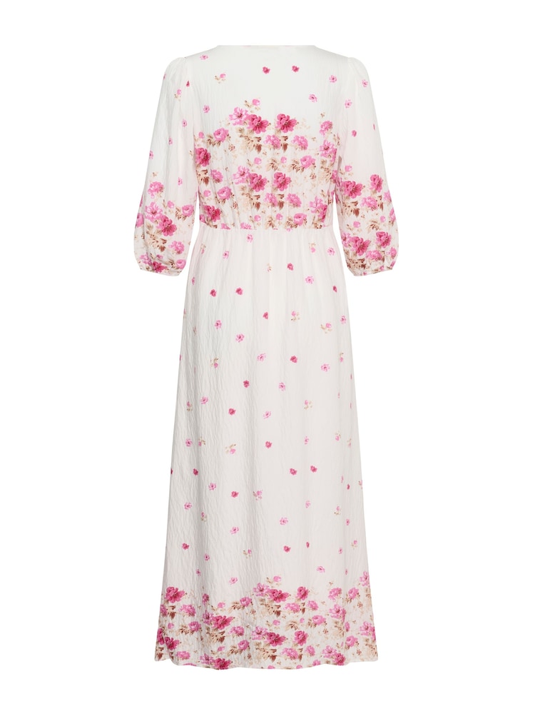 Kaffe White KArosine V-Neck Printed Maxi Dress - Image 5 of 5