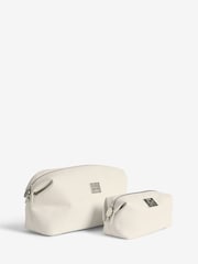 Faux Leather Slouch Make-Up Bag - Image 5 of 8