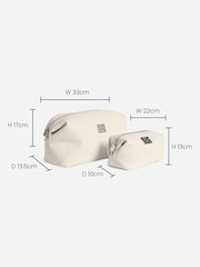 Faux Leather Slouch Make-Up Bag - Image 8 of 8