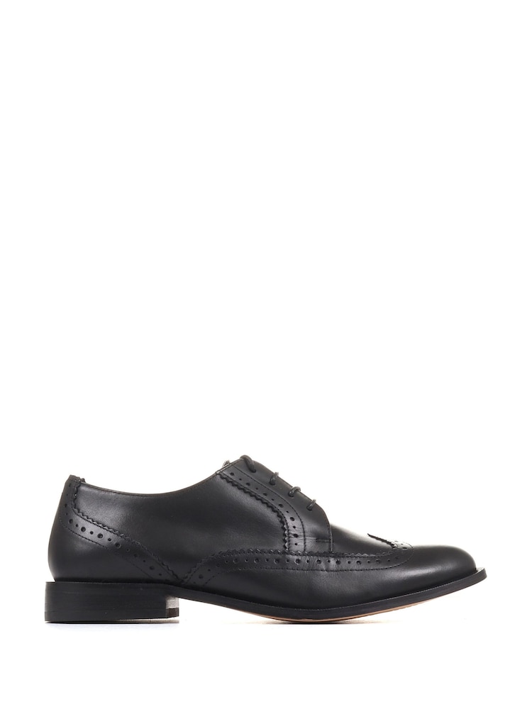 Jones Bootmaker Lidia Black Leather Brogues - Image 1 of 5