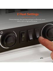 Warmlite White 2KW Fireplace Heater - Image 2 of 7