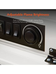 Warmlite White 2KW Fireplace Heater - Image 4 of 7
