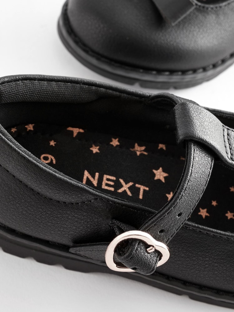Noir mat - Chaussures School Junior Bow T-Bar - Image 6 of 7