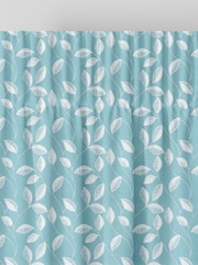 Teal Blue Mallix Made To Measure Curtains - Image 6 of 9