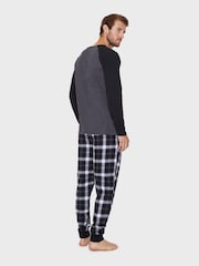 Threadbare Grey Cotton Pyjamas Set - Image 3 of 5