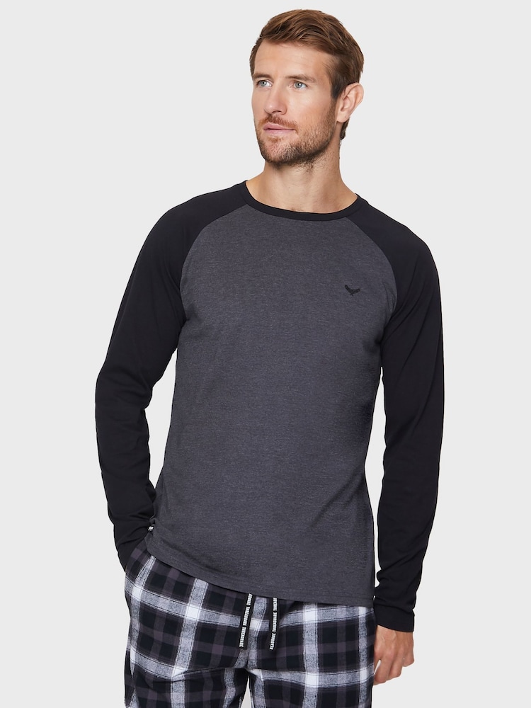 Threadbare Grey Cotton Pyjamas Set - Image 4 of 5