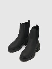 Schuh Amaya Chunky Chelsea Black Boots - Image 3 of 4