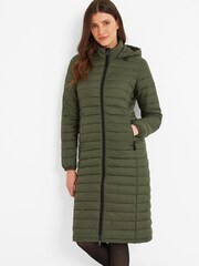 Tog 24 Green Oldstead Long Padded Coat - Image 1 of 8