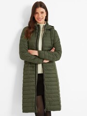 Tog 24 Green Oldstead Long Padded Coat - Image 3 of 8