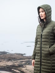 Tog 24 Green Oldstead Long Padded Coat - Image 5 of 8
