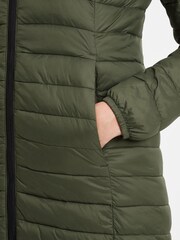 Tog 24 Green Oldstead Long Padded Coat - Image 7 of 8