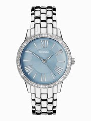 Sekonda Ladies Blue Silver Alloy Bracelet Watch - Image 1 of 5