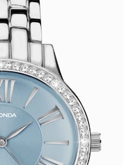 Sekonda Ladies Blue Silver Alloy Bracelet Watch - Image 5 of 5