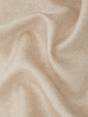 Reiss Oatmeal Halley Wool-Silk Blend Pocket Square - Image 5 of 5