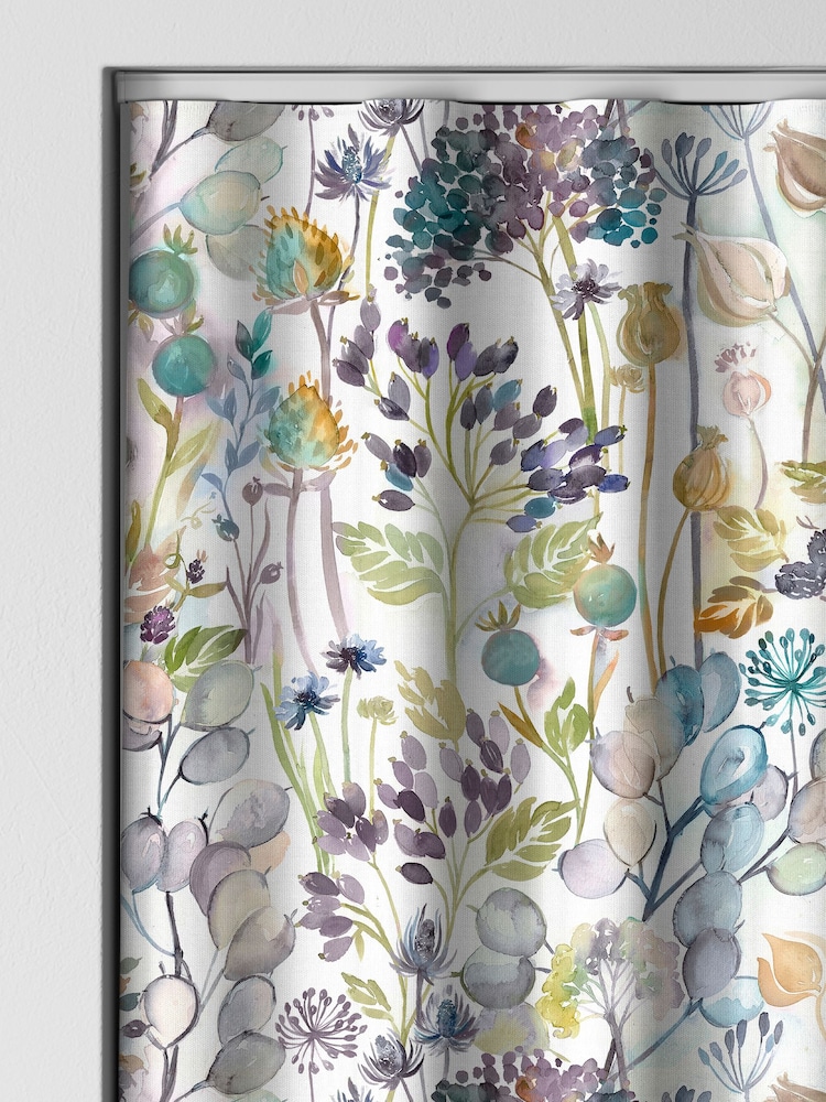 Voyage Sky Blue Country Hedgerow Made to Measure Curtains - Image 8 of 8