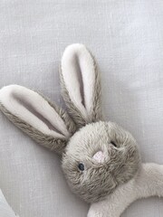 The White Company Pink Bonnie Bunny Rattle - Image 2 of 2