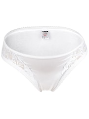 Weiß - Jojo Maman Bébé Slips mit Spitzenbesatz im 3er-Pack (Umstandsmode) - Bild 2 von 4