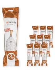 Brabantia White Perfect Fit Bags Code X 10-12L 200 Bin Bags - Image 1 of 4
