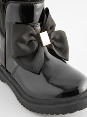 Baker by Ted Baker Girls Chelsea Boots with Bow - Image 2 of 5