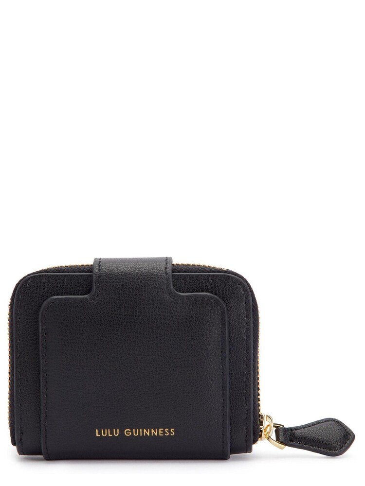 Lulu Guinness Lulu Padded Lip Aida Black Wallet - Image 2 of 4
