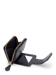 Lulu Guinness Lulu Padded Lip Aida Black Wallet - Image 3 of 4