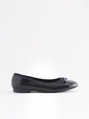 Navy Blue Extra Wide Fit Forever Comfort® Ballerinas Shoes - Image 4 of 7