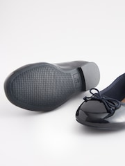 Navy Blue Extra Wide Fit Forever Comfort® Ballerinas Shoes - Image 6 of 7