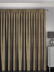 Hessian Brown Paso Made To Measure Curtains - Image 2 of 9