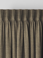 Hessian Brown Paso Made To Measure Curtains - Image 5 of 9