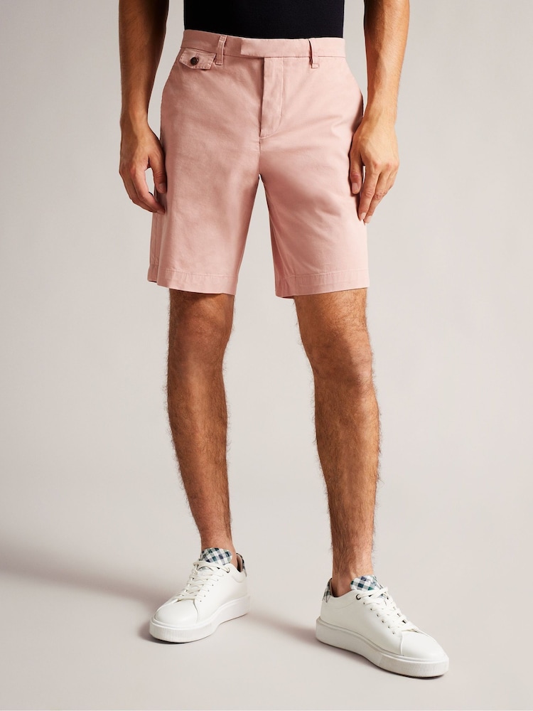 Ted Baker Pink Ashfrd Chino Shorts - Image 1 of 5