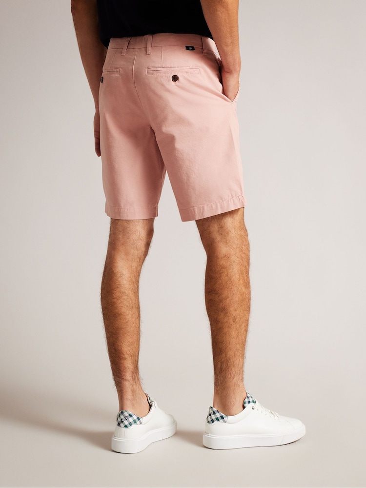 Ted Baker Pink Ashfrd Chino Shorts - Image 2 of 5