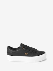 Women's Ziane Platform Leather Trainers - Image 2 of 6