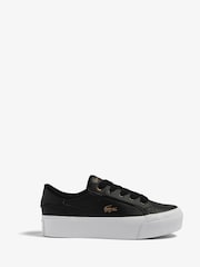 Women's Ziane Platform Leather Trainers - Image 3 of 6
