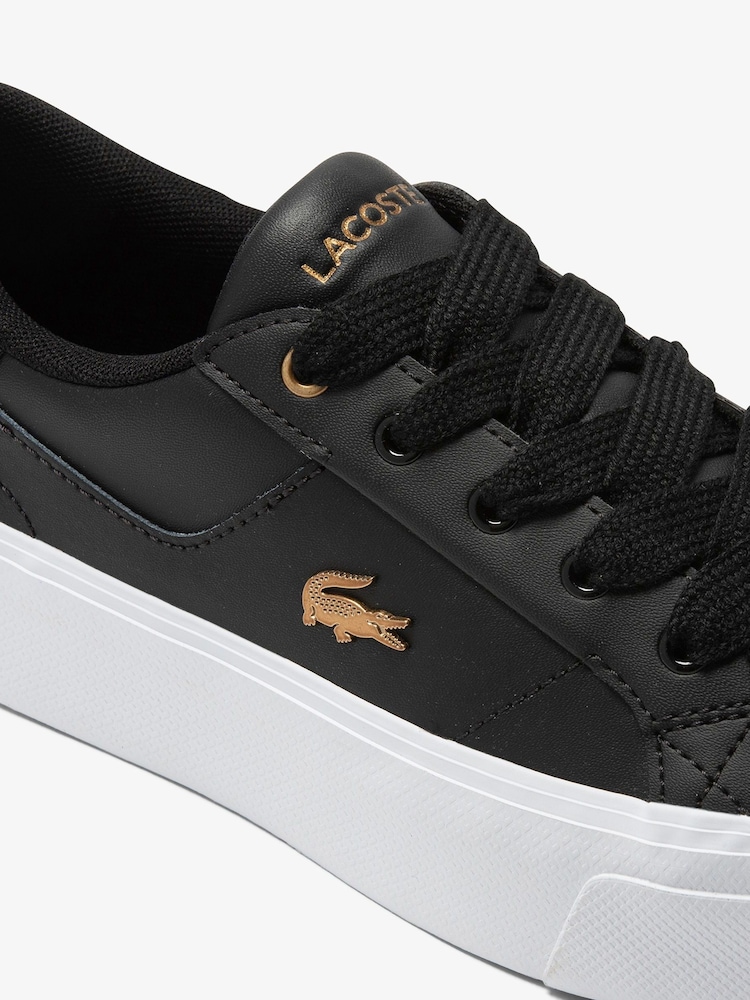Women's Ziane Platform Leather Trainers - Image 6 of 6